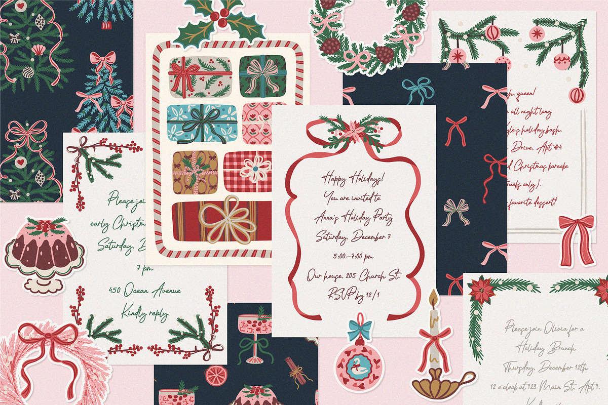 Hand Drawn Christmas Collection, an Object Graphic by Leila Divine (Photo 2 of 22)