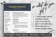 Elegant RESUME Template // Woodward, a Resume Template by LevelUpResume (Thumbnail 3 of 5)