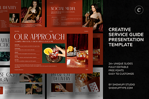 Creative Services Guide for Canva, a Presentation Template by ShowUp! Studio