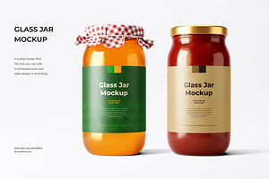 Glass Jar Mockup, a Product Mockup by zpackcreative