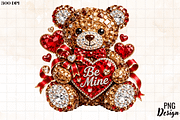 Valentine Teddy Bear PNG, an Object Graphic by Cut File (Thumbnail 3 of 3)