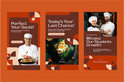 Cooking Class Instagram Template, a Marketing Template by fashionaddict (Thumbnail 2 of 6)