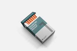 Cigarretes Mockup