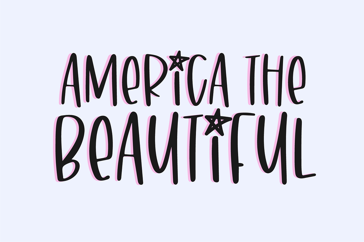 4TH OF JULY Font Bundle, a Handwritten Font by Blush Font Co. (Photo 7 of 13)
