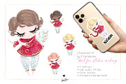 Valentine Cupid Angels Illustrations, a Seasonal Illustration by KaramfilaS (Thumbnail 2 of 11)