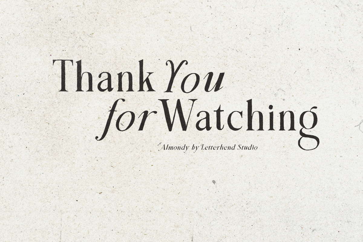 The Almondy Organic Serif, a Serif Font by Letterhend Studio (Photo 11 of 11)