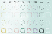 Frames glitter gold shapes elements, an Object Graphic by Ducatum (Thumbnail 3 of 4)