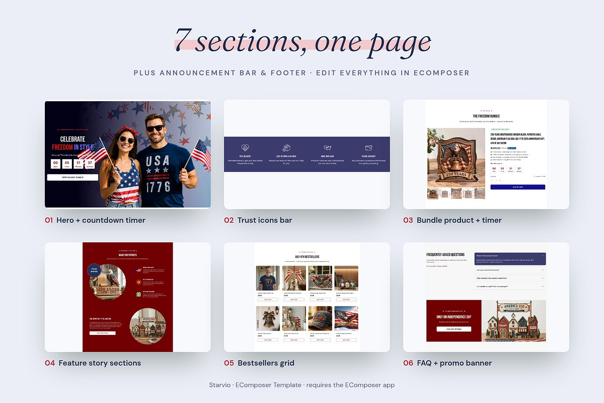 Starvio - Shopify EComposer Template, a Shopify Template by Boost Convert (Photo 5 of 11)
