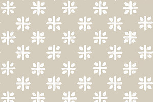 Seamless pattern hand drawn botanical seamless pattern with abst, a Pattern Graphic by Studio ANNA