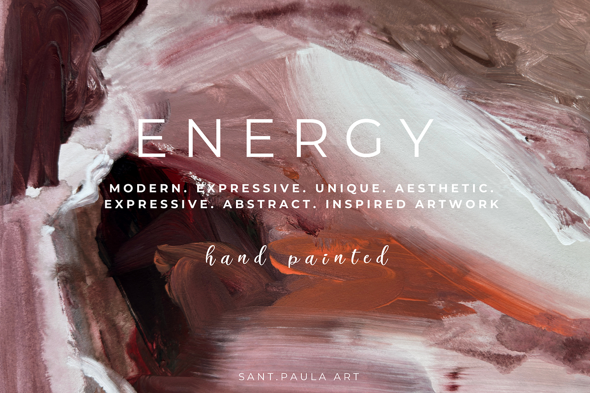 BURGUNDY MODERN EXPRESSIVE ART, a Texture Illustration by identity.ART (Photo 1 of 8)