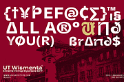 UT Wismenta - Extreme Inktrap Sans, a Sans Serif Font by Universitype (Thumbnail 11 of 15)