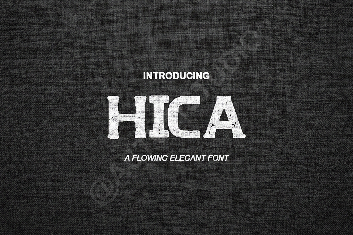 Hica | Elegant and Sophisticated Ser, a Font by Astuti Studio (Photo 1 of 16)