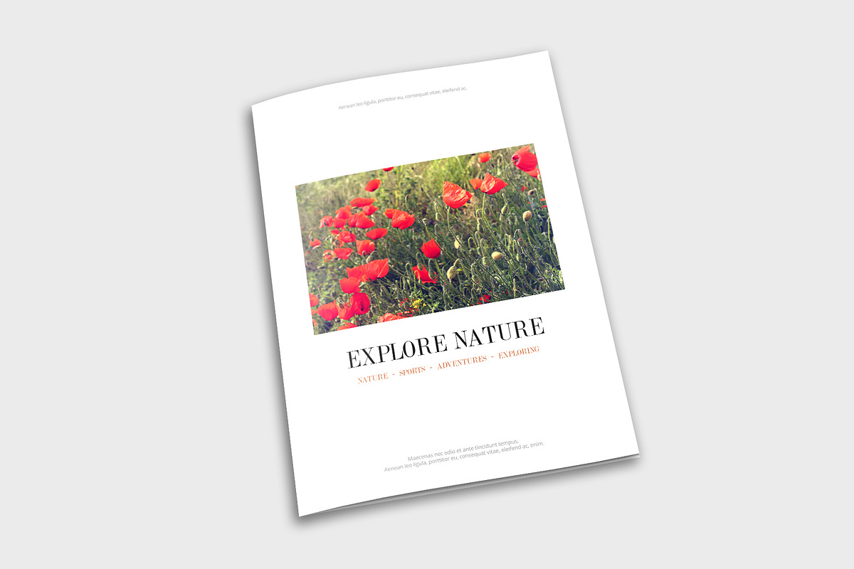 Vintage Nature Booklet, a Brochure Template by velvetmade.designs (Photo 1 of 11)