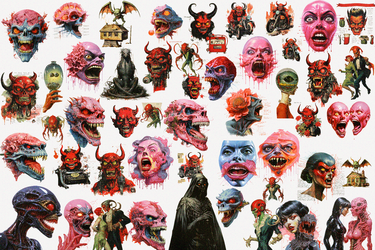 SALE! Dark Visions - Graphic Bundle, an Object Graphic by Lilithcollageart (Photo 24 of 29)