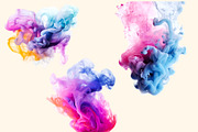 Colored smoke  Watercolor clipart, an Object Illustration by Hello My Print (Thumbnail 2 of 13)
