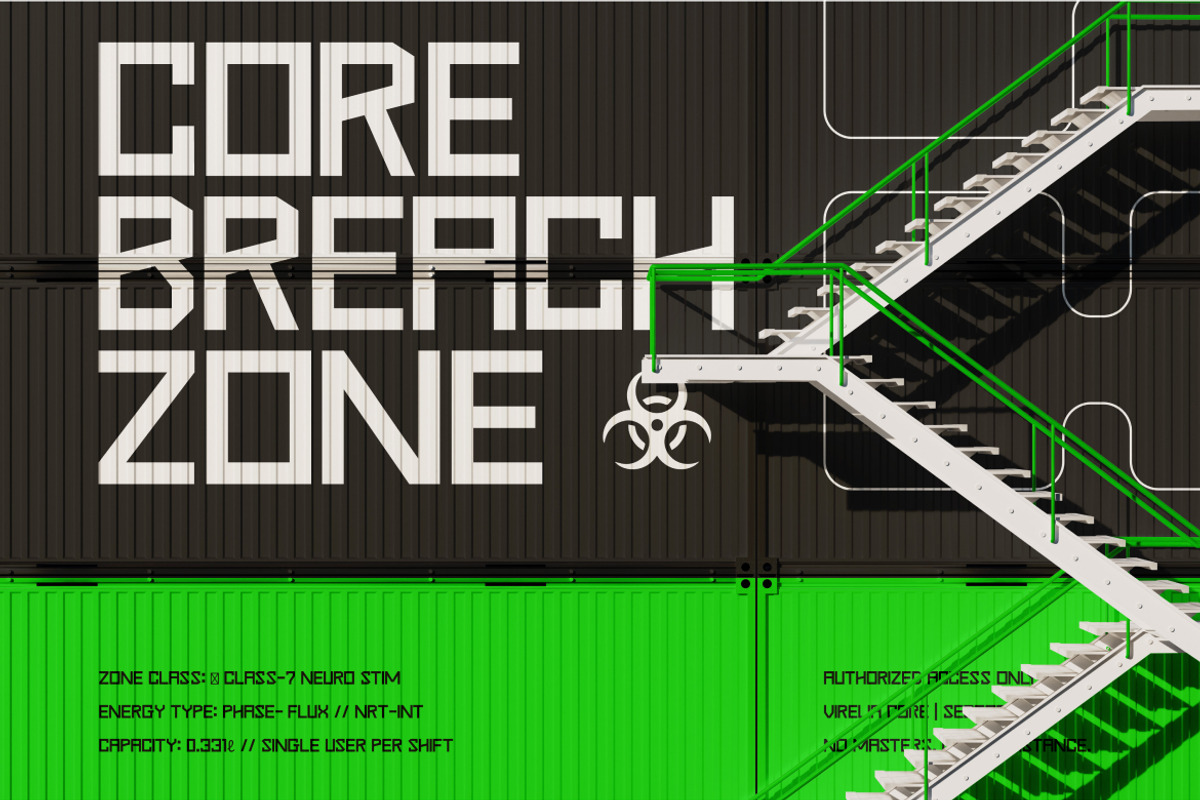 Boltra – Futuristic Display Typeface, a Sans Serif Font by Vadovastd (Photo 4 of 7)