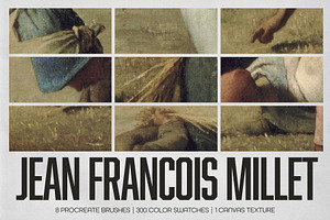 Jean-François Millet Procreate Kit, a Brush Add-On by Digi Life