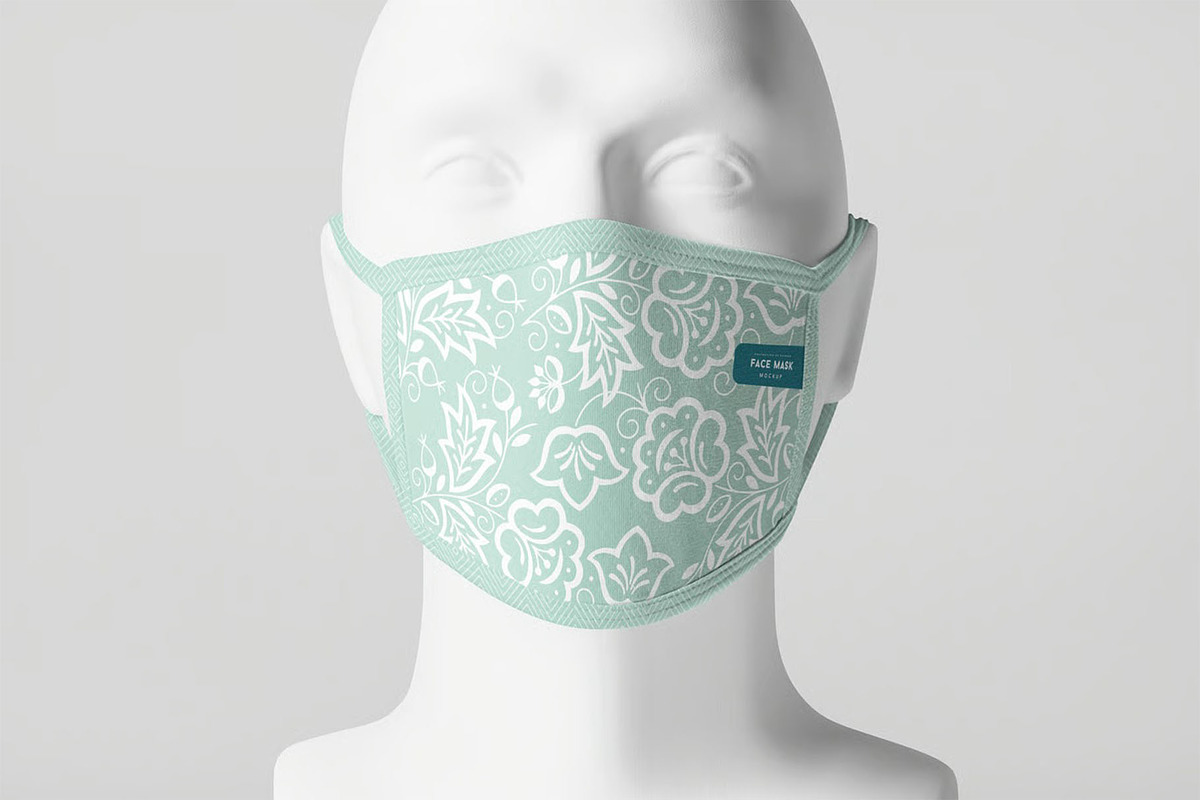 Face Mask Mock-up, a Mask Mockup by zippypixelstudio (Photo 4 of 16)