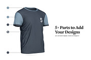 Men's T-shirt Mockup - 3D Stager, a Shirt Mockup by rebrandy (Thumbnail 7 of 15)