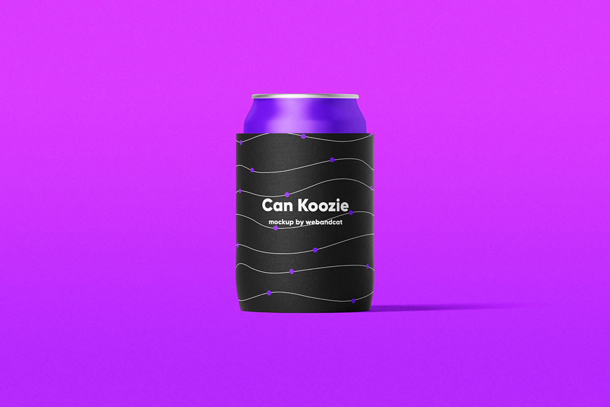 Can Cooler Mockup, a Cups & Container Mockup by WebAndCat (Photo 5 of 16)