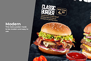 Burger Flyer, Poster, a Flyer Template by bunebx (Thumbnail 3 of 4)