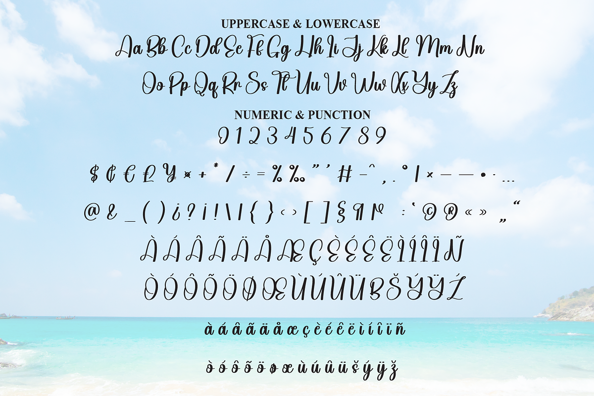 Beach Summer | Script Font, a Handwritten Font by Scratchones (Photo 7 of 9)