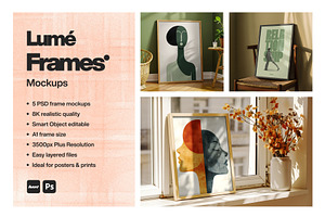 Lumé | Interior Frame Mockup Set
