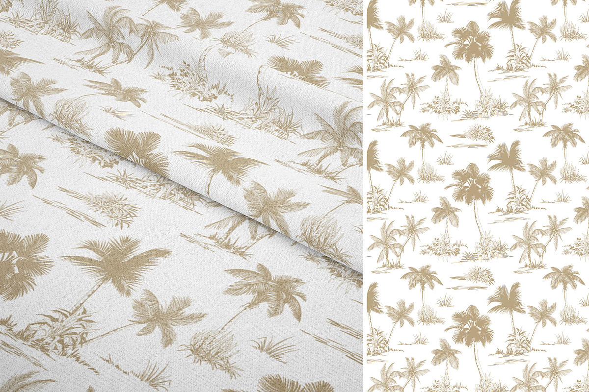 Palm Trees Pattern Collection, an Illustration by Jeanna Draw (Photo 7 of 11)