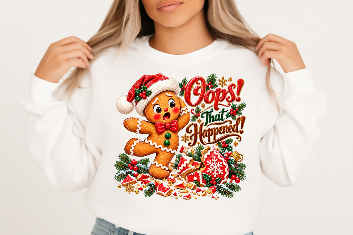 Gingerbread Christmas Cookies PNG, a Seasonal Illustration by Craft Nest (Photo 2 of 6)