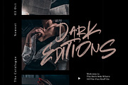 Black Theory - Urban Brush Font, a Script Font by Dirtyline Studio (Thumbnail 6 of 10)
