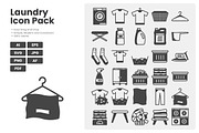 Laundry Icon Pack, a Solid Icon by erifqizeicon (Thumbnail 1 of 3)