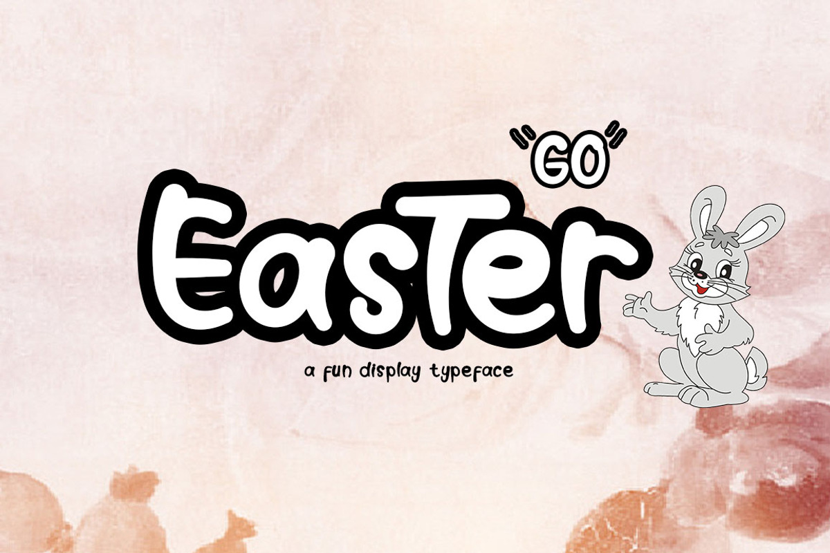 Go Easter | Funny, a Font by Roni Studio (Photo 1 of 4)
