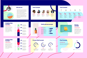 Pastel Pattern PPT Template