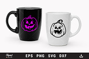 Jack O Lantern SVG, Halloween icons, an Illustration by ClipartMuchLove (Thumbnail 4 of 5)