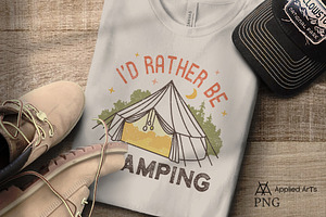 Glamping Tent PNG Sublimation