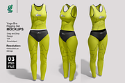 Yoga Bra leggings Set, a Shirt Mockup by groens (Thumbnail 1 of 4)