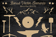 Deadwood Vintage Typeface w/Bonus, a Serif Font by K Randall Wilcox (Thumbnail 7 of 7)