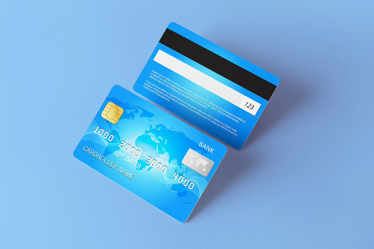 Credit Card Mockup, a Product Mockup by Graphicnugget (Photo 5 of 8)