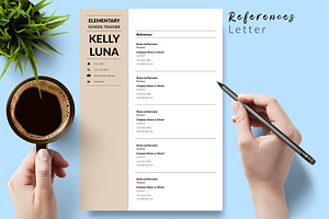 Teacher CV Design / Resume - Kelly