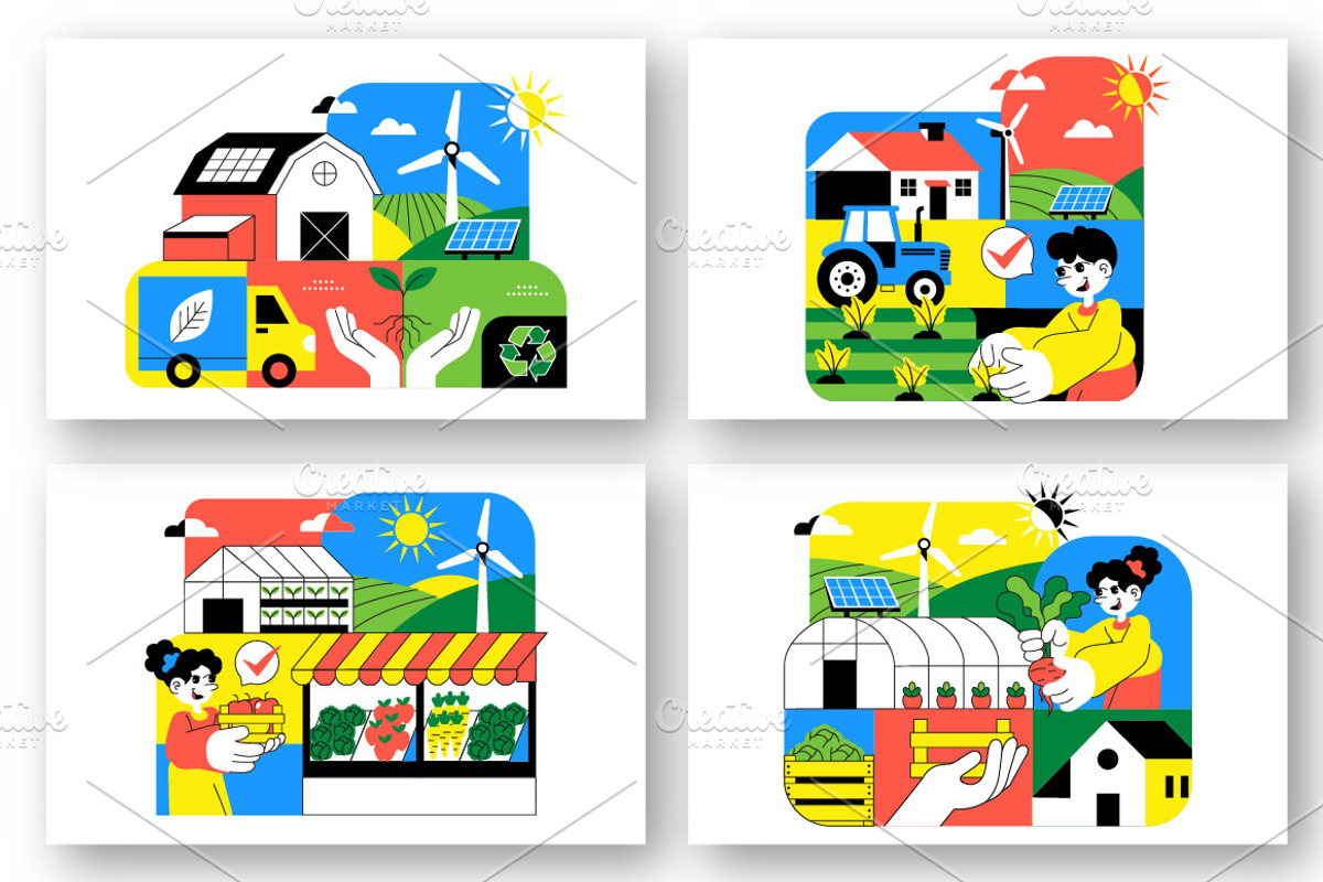10 Sustainable Food Production, a Food Illustration by denayunebgt (Photo 3 of 4)