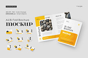 A4 Bi-Fold Brochure Mockup Set, a Books & Magazine Mockup by Country4k (Thumbnail 1 of 4)
