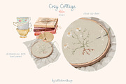 Cottagecore Clipart, Frames, Prints, a Decorative Illustration by whiteheartdesign (Thumbnail 6 of 34)