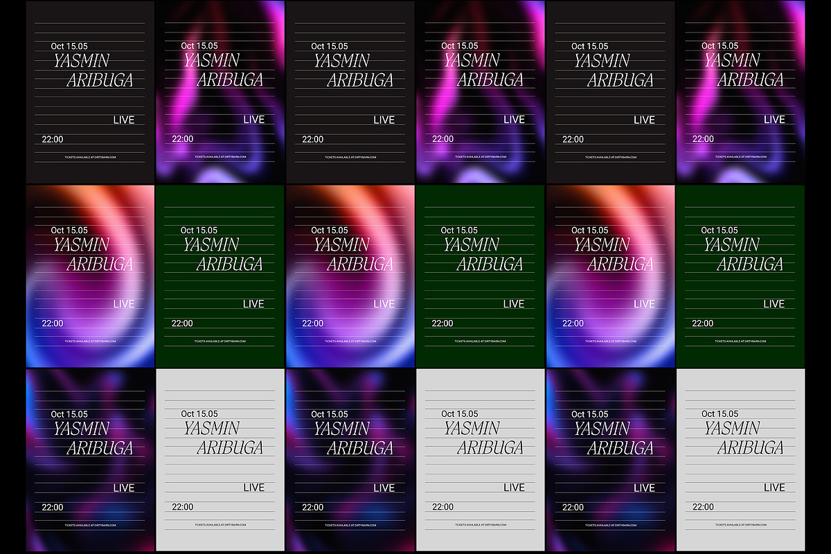 Modern and Neat Poster Templates, a Design Template by Dirtybarn (Photo 9 of 15)
