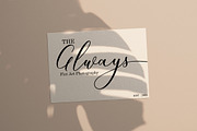 Always Script, a Script Font by Amarlettering (Thumbnail 4 of 6)