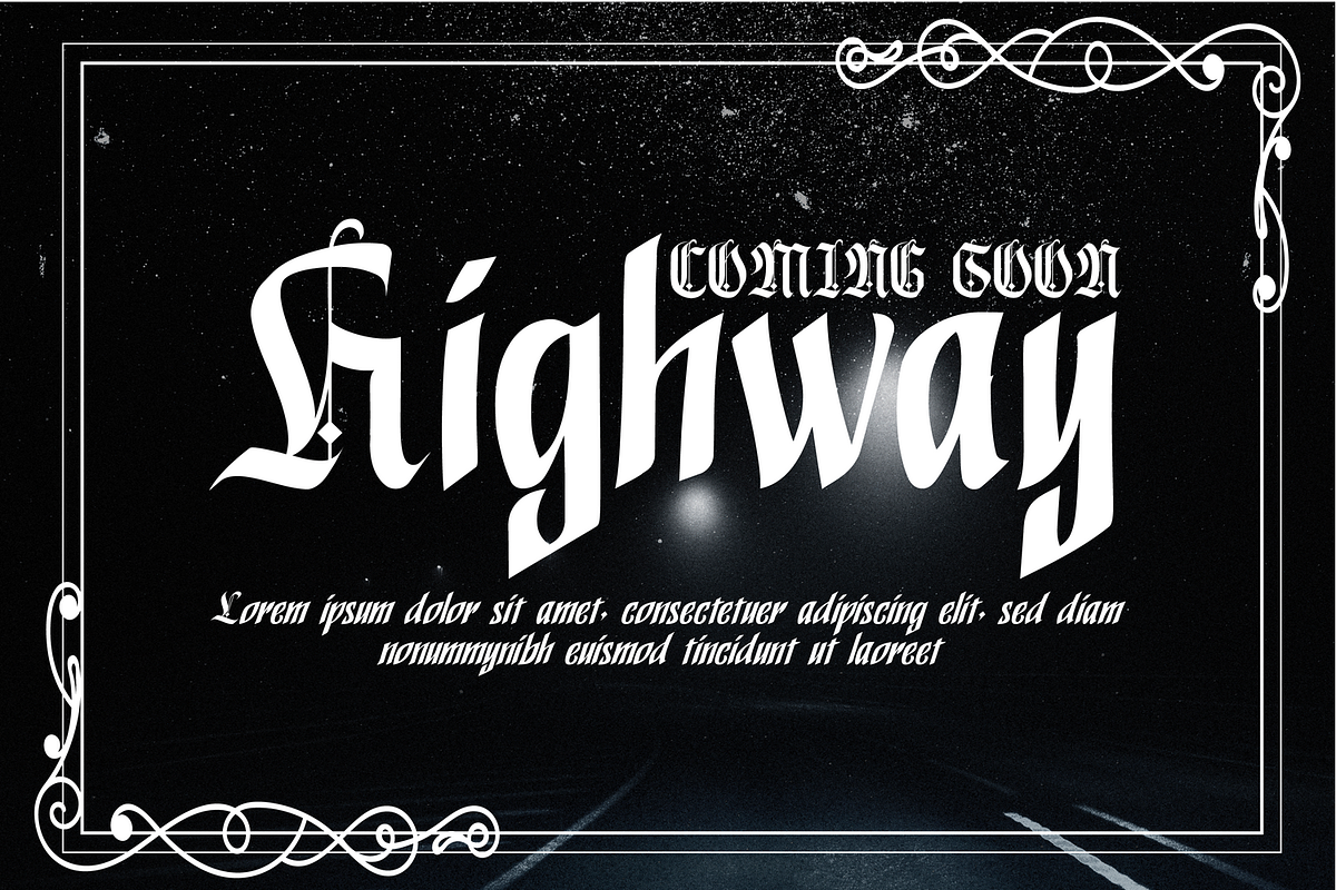 Power Blackletter Font, a Blackletter Font by 177Studio (Photo 5 of 8)
