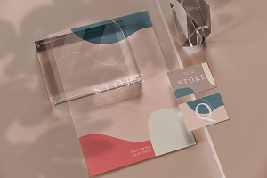 Glass Branding Mock-Up