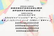 Rainbow Handmade | Script Font, a Script Font by Scratchones (Thumbnail 7 of 8)