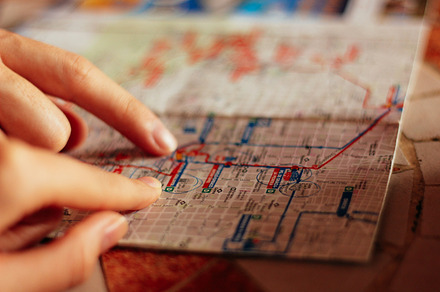 City map navigation