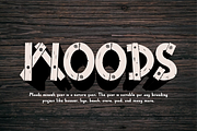 Woods Misoeh - Nature Font, a Sans Serif Font by Iqsiart Studio (Thumbnail 6 of 7)
