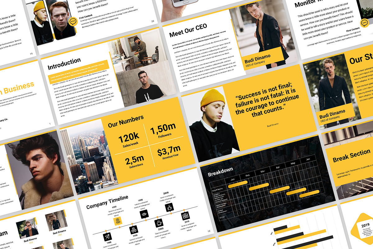 Business Proposal Powerpoint, a Presentation Template by Fitra Noor (Photo 1 of 3)